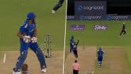 Kieron Pollard Wicket Video: Watch Veteran West Indies All-Rounder Get Out For A Duck During MI New York vs Washington Freedom MLC 2025 Final Match