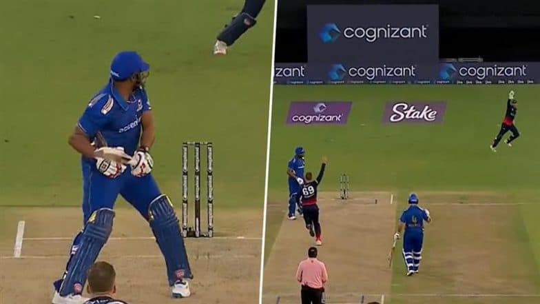 Kieron Pollard Wicket Video: Watch Veteran West Indies All-Rounder Get Out For A Duck During MI New York vs Washington Freedom MLC 2025 Final Match