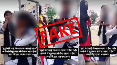 Fact Check: Does Viral Video Show Muslim Girl Forcing Hindu Teen Into Relationship With Her Brother in West Bengal? Police Debunk False Claim, Say Clip Is From Bangladesh