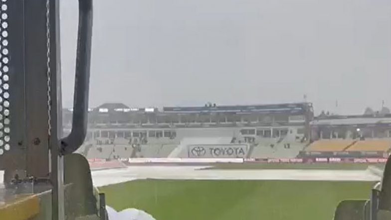 IND vs ENG 2nd Test 2025: Start of Play on Day 5 Delayed Due to Rain Between India, England