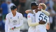 IND vs ENG 3rd Test 2025: Ben Stokes Jokingly Reveals Jofra Archer Watched Highlights of Sourav Ganguly Waving His Jersey Before Delivering Sizzling Spell Against India