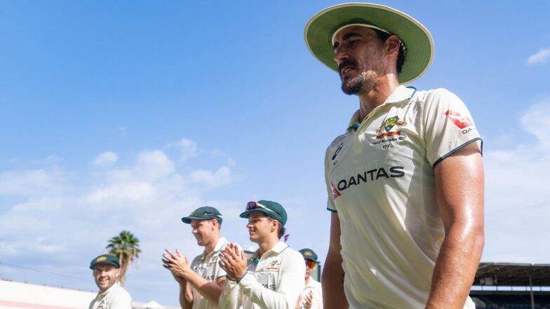 Mitchell Starc Joins Elite List With Shane Warne, Anil Kumble Following Five-Wicket Haul In His 100th Red-Ball International Match, Achieves Unique Feat During WI vs AUS 3rd Test 2025