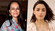 Alia Bhatt Backs Mother Soni Razdan As Veteran Actress Voices Her Concern Over Palestine Crisis, Talks About Her German Grandfather Who Fought the Nazis (See Post)