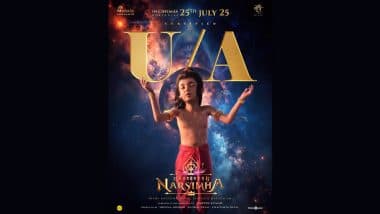 ‘Mahavtar Narsimha’: Censor Board Clears Animated Drama for Release With U/a Certificate; Animated Epic Hits Theatres on This Date (View Post)