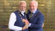 PM Narendra Modi Conferred With Brazil’s Highest Honour, the Grand Collar of the National Order of the Southern Cross, During His State Visit (Watch Video)
