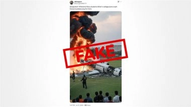 Did Viral Image Really Show Bangladesh Air Force Jet That Crashed in Dhaka? Fact Check Reveals Photo Is AI-Generated