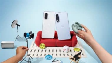 OnePlus Nord 5, OnePlus Nord CE5 and OnePlus Buds 4 Launch Live Streaming: Watch Online Telecast of Launch of New OnePlus Devices; Know Price, Specifications and Other Details