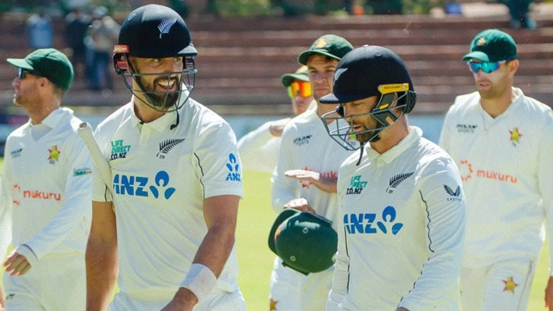 ZIM vs NZ 1st Test 2025: Devon Conway Slams 88 as New Zealand Post 307, Zimbabwe Reach 31/2 in Second Innings and Trail by 127 Runs at Stumps on Day 2
