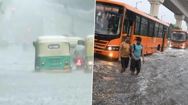 Delhi Rains: Severe Waterlogging in Parts of National Capital Following Heavy Rainfall; Airlines Issue Travel Advisory (Watch Videos)
