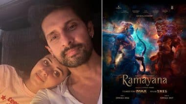 ‘Ramayana’ Star Ravie Dubey Posts Romantic Picture With Wife Sargun Mehta, Pens Heartfelt Caption Amid Films’ Part 1 Shoot With Ranbir Kapoor and Nitesh Tiwari (View Post)