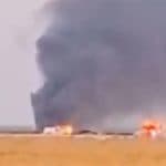 US Fighter Jet Crash: F-35 Lightning II Stealth Aircraft Crashes and Bursts Into Flames Near Lemoore Naval Air Station in California, Video Surfaces