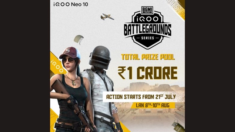 iQOO Battlegrounds Series 2025: iQOO India Announces BGMI Tournament With Massive Prize Pool, Competition Qualifiers Start From July 21; Check Details