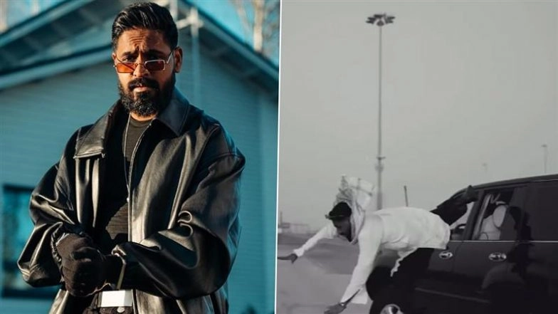 Emiway Bantai Falls Face-First From Moving SUV While Filming New Track; Rapper Shares Video on Instagram – WATCH