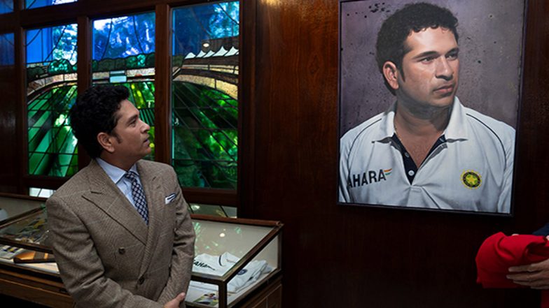 Sachin Tendulkar’s Portrait Unveiled at MCC Museum at Lord’s Ahead of IND vs ENG 3rd Test 2025