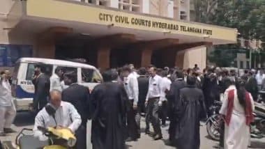 Hyderabad Bomb Threat: Searches Underway on the Premises of City Civil Court After Bomb Threat Mail, Police Say ‘Nothing Suspicious Found So Far’ (Watch Video)