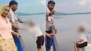 Bharatpur: Parents Make Daughter Sit on Baretha Dam Railing for Social Media Reel In Rajasthan, Shocking Video Goes Viral