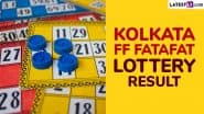 Kolkata Fatafat Result Today: Kolkata FF Result for July 11, 2025 Declared, Check Winning Numbers and Result Chart of Satta Matka-Type Lottery Game