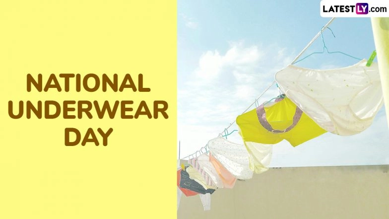 National Underwear Day 2025 Date in US: Know Significance of the Day To Embrace and Celebrate Your Favourite Undergarments