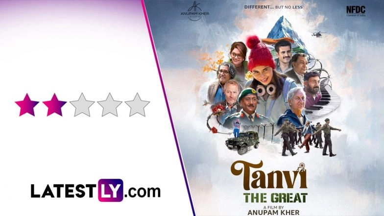 &lsquo;Tanvi the Great&rsquo; Movie Review: Anupam Kher&rsquo;s Well-Intentioned Drama Is Let Down by His Clumsy Storytelling (LatestLY Exclusive)