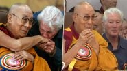 Dalai Lama Birthday: Hollywood Star Richard Gere Attends Tibetan Spiritual Leader&rsquo;s 90th Birthday Celebration in Dharamshala, Kisses His Hand in Admiration and Respect (See Pics and Video)