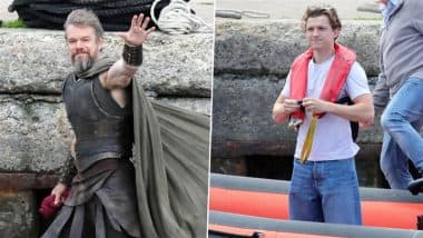 Christopher Nolan’s ‘The Odyssey’: Matt Damon, Zendaya and Tom Holland Spotted Filming Upcoming Action-Fantasy Film in Scotland (View Pics)