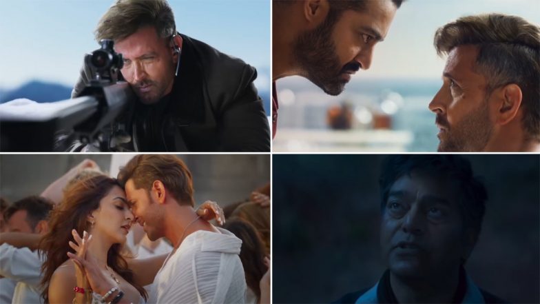 ‘War 2’ Trailer Out! Hrithik Roshan and Jr NTR’s Face-Off Leaves Fans in ‘Goosebumps’, Kiara Advani Shines in Action Avatar – Netizens Ignite Social Media With Reactions (Watch Video)