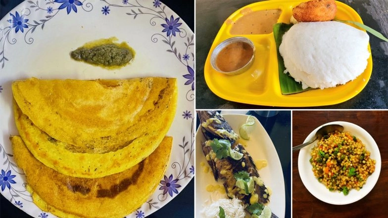 Parliament Food Menu: From Ragi Millet Idli and Jowar Upma to Moong Dal Chilla and Grilled Fish With Vegetables; Nutritious Bite for MPs, Officials As House Gets New Health Menu