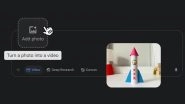 Google Gemini AI Can Now Turn Photos Into Videos With Sound Using Veo 3 Model, Also Available in Flow AI Tool