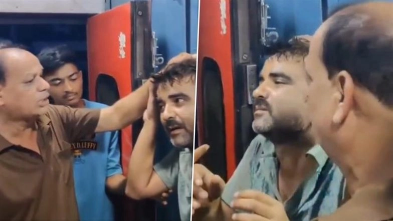 Train Robbery: Indore BJP Leader Devendra Inani Catches Thief Trying To Steal Urn With Mother’s Ashes During Journey to Haridwar, Video Goes Viral