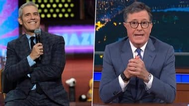 ‘Can’t Believe CBS Is Turning Off the Lights at 11:30’: Andy Cohen Reacts to Stephen Colbert’s Late-Night Show Ending (Watch Video)