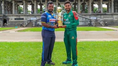 How To Watch SL vs BAN 1st ODI 2025 Free Live Streaming Online? Get Free Telecast Details of Sri Lanka vs Bangladesh Cricket Match on TV
