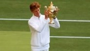 Princess of Wales Kate Middleton Hands Out Trophy to Jannik Sinner After Wimbledon 2025 Final Against Carlos Alcaraz