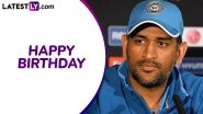 MS Dhoni Birthday Special: From Football Goalkeeper to TTE to India&rsquo;s Greatest Captain of All Time, Celebrating the Legendary Journey of &lsquo;Thala&rsquo; on His 44th Birthday
