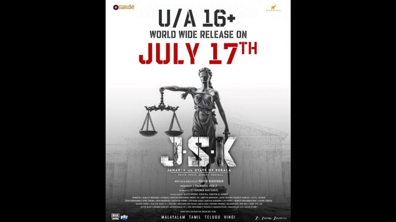‘JSK vs State of Kerala’ Gets New Release Date: Suresh Gopi’s Film To Hit the Theatres on July 17 After Legal Battle Over Title