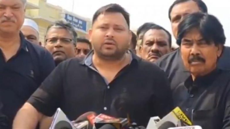 Bihar: Ruckus Erupts in Assembly; Tejashwi Yadav Alleges Abuse by BJP MLAs (Watch Videos)