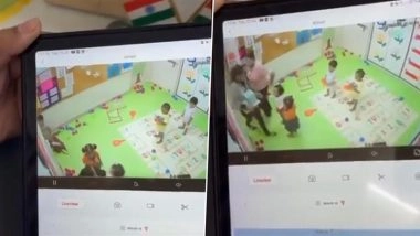 Kanpur Horror: Firstcry Intellitots Preschool Teacher Brutally Assaults Toddler in Uttar Pradesh, Case Registered After Video Surfaces