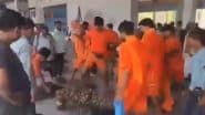 Uttar Pradesh: CRPF Jawan Allegedly Asks Kanwariyas for Ganja at Mirzapur Railway Station, Gets Beaten Up; 7 Booked (Watch Video)