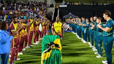 WI vs AUS 2nd T20I 2025: Andre Russell Fires One Last Time in West Indies Colours, Cameron Green-Josh Inglis Spoil All-Rounder’s Farewell at Jamaica (Watch Video)