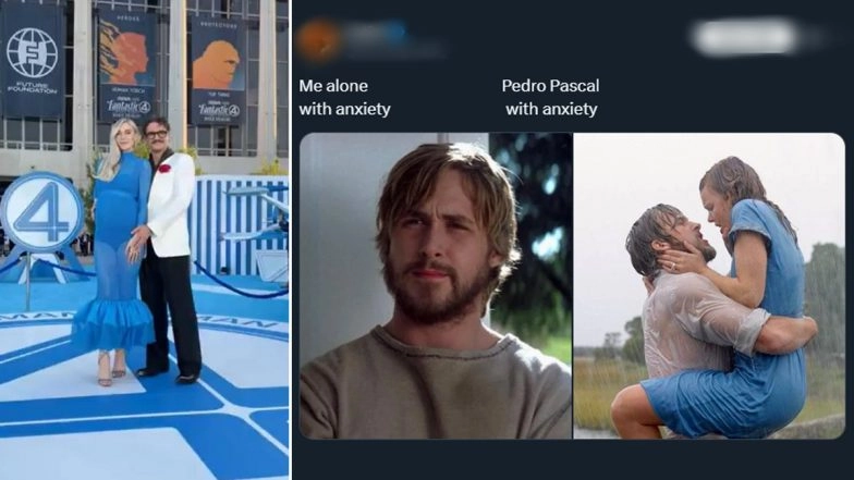 Internet Not Buying Pedro Pascal’s Alleged ‘Touching Anxiety’ With Vanessa Kirby During ‘The Fantastic Four: First Steps’ Promotions, Share Funny Memes to Express Their 'Sus' Theory