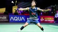 Lakshya Sen Bows Out of Japan Open 2025, Star Indian Shuttler Loses in Second Round To Kodai Naraoka