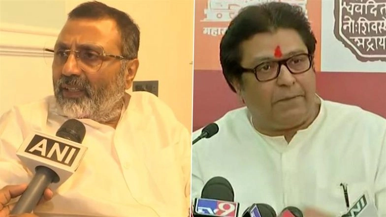 ‘Tumko Patak Patak Ke Maarenge’: BJP MP Nishikant Dubey Launches Direct Attack on ‘Big Boss’ Raj Thackeray Over Marathi Row (Watch Video)