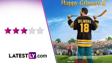 ‘Happy Gilmore 2’ Movie Review: Adam Sandler Swings Back With Nostalgia in a Tamer, Cameo-Studded Sequel (LatestLY Exclusive)