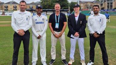 ENG U19 vs IND U19 2nd Youth Test 2025: India Reach 51/1 After Ekansh Singh Century Takes England to 309 on Day Two