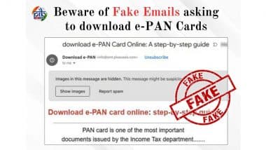 Did Income Tax Department Send Email for E-PAN Download? Here’s What PIB Fact Check Says