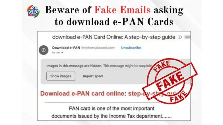 Did Income Tax Department Send Email for E-PAN Download? Here’s What PIB Fact Check Says