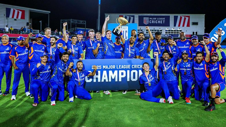 Quinton De Kock’s Half-Century Helps MI New York Beat Washington Freedom by Five Runs To Clinch MLC 2025 Title
