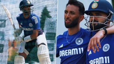 IND vs ENG 2nd Test 2025: India’s Tail-Enders Sweat It Out in Nets Ahead of Birmingham Match Against England (Watch Video)