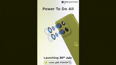 Moto G86 Power 5G Camera Specification Teased Ahead of Launch in India on July 30; Check Expected Price and Other Details