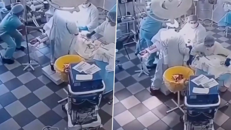 Russia Earthquake: Doctors Continue Surgery As 8.8-Magnitude Quake Shakes Kamchatka Hospital, CCTV Video Goes Viral