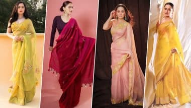 Sanjeeda Shaikh's Saree Looks To Bookmark for Raksha Bandhan Celebration